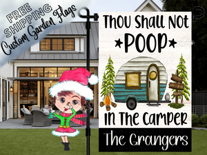 🏕️🌟Thou Shall Not Poop in the Camper! Happy Camping! 🏕️🌟